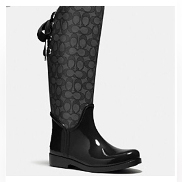 COACH
Tristee Rainboots in black size 10 - Picture 1 of 6